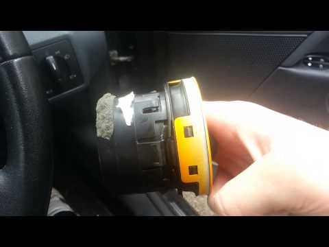 how to remove vauxhall corsa d'air vent
