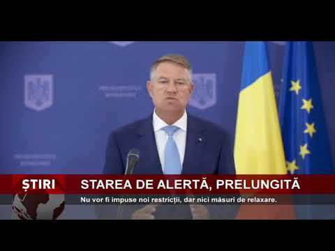 Starea de alertă va fi prelungită, a anunțat Klaus Iohannis