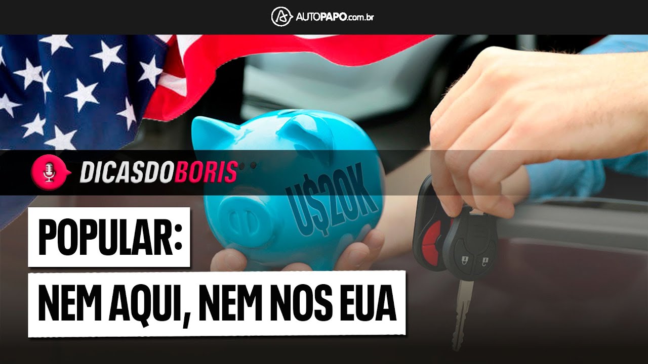 NOS ESTADOS UNIDOS NÃO HÁ CARROS NOVOS ABAIXO DE US$ 20 MIL