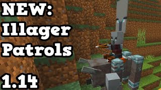 Minecraft 1 14 New Illager Patrols Block Big Reveal Minecraftvideos Tv