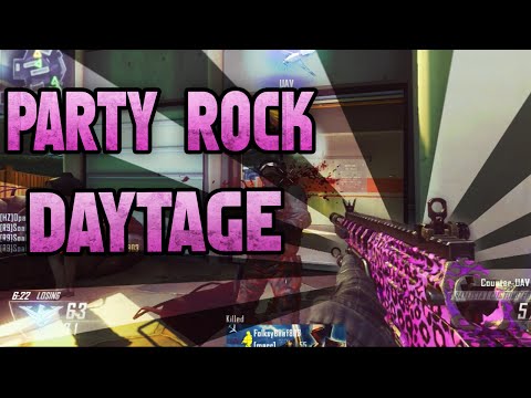 party rock - Lets Hit 500 Likes on the video, it helps out so much. I'm going through all the camos on BO2 and making a daytage with each of them, i hope you enjoy the video. Subscribe & Help Me Reach 60k...