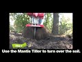 How to Refresh a Raised Flower Bed with the Mantis Tiller