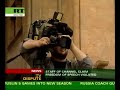 Gagged media protests in Georgia