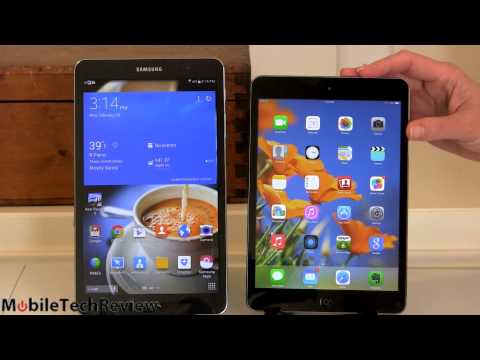 Retina - Lisa Gade compares the Samsung Galaxy Tab Pro 8.4 and the Apple iPad mini with Retina Display. Check out our video review of the Samsung Galaxy Tab Pro 8.4 a...
