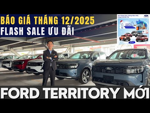 FORD TERRITORY 2026: BÁO GIÁ MỚI NHẤT THÁNG 12/2025 FLASH SALE ƯU ĐÃI