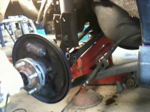 how to fix change 98 subaru impreza rear wheel bearing