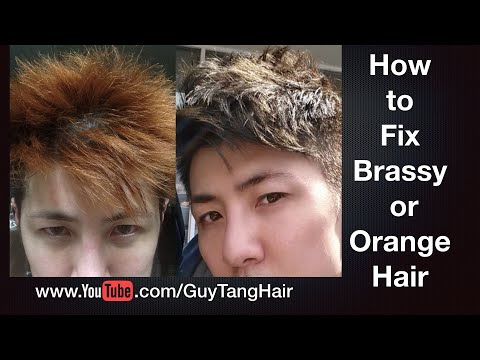how to turn orange hair light brown