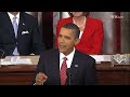 The President delivers an address to a joint session of Congress, explaining just how he wants to bring peace of mind to Americans who have insurance, and affordable coverage to those who don't. September 9, 2009. (Public Domain)