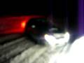 sti little snow drift crash