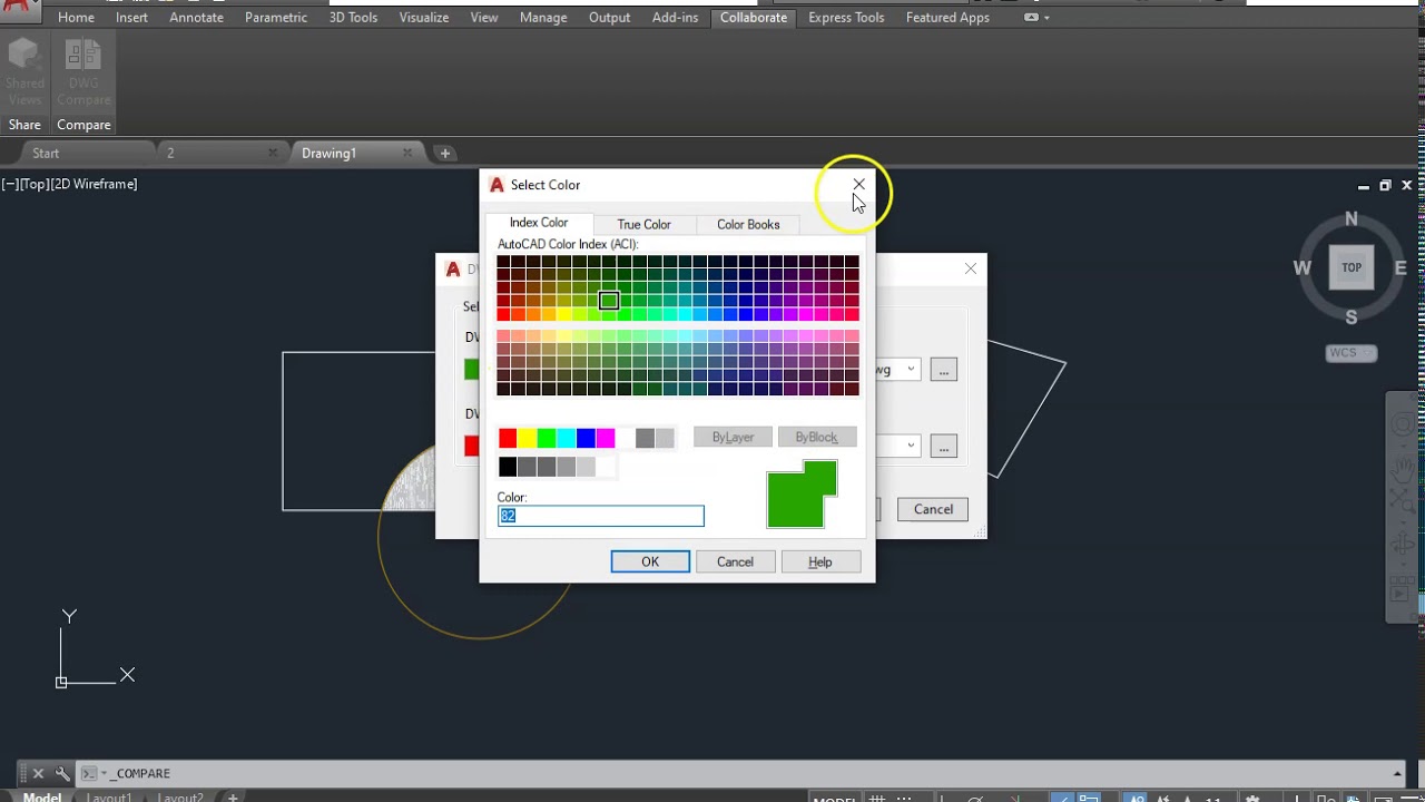 השוואת קבצים באוטוקאד