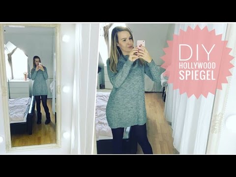 DIY beleuchteter Instagram Hollywood Schmink-Spiegel für 35 € (ohne Werkzeug)