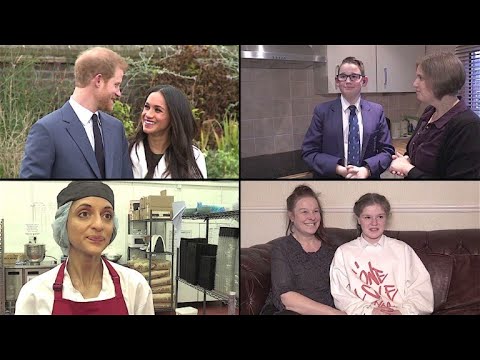 Royale Hochzeitseinladung - hunderte Briten freuen si ...
