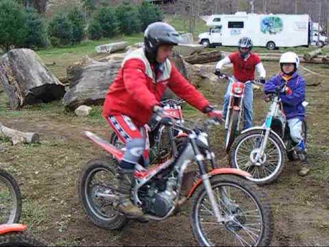 How to hop the front wheel - Motorcycle Trials