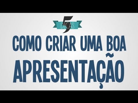 apresentacao - Não bastar saber usar o Powerpoint para criar uma boa apresentação. Confira cinco dicas muito legais para criar apresentações de impacto! Gostou? Visite noss...