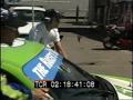 Jennifer Tumminelli's team rolls her race car to the starting grid for her very first start in the American LeMans Series.