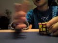 Rubix cube solved really fast by a kid