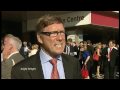 Anglia News Gordon Brown speech Labour party conference & Man who plays bagpipes on the A14