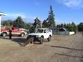 Redneck on CRF 450 tries to jump Toyota 4runner