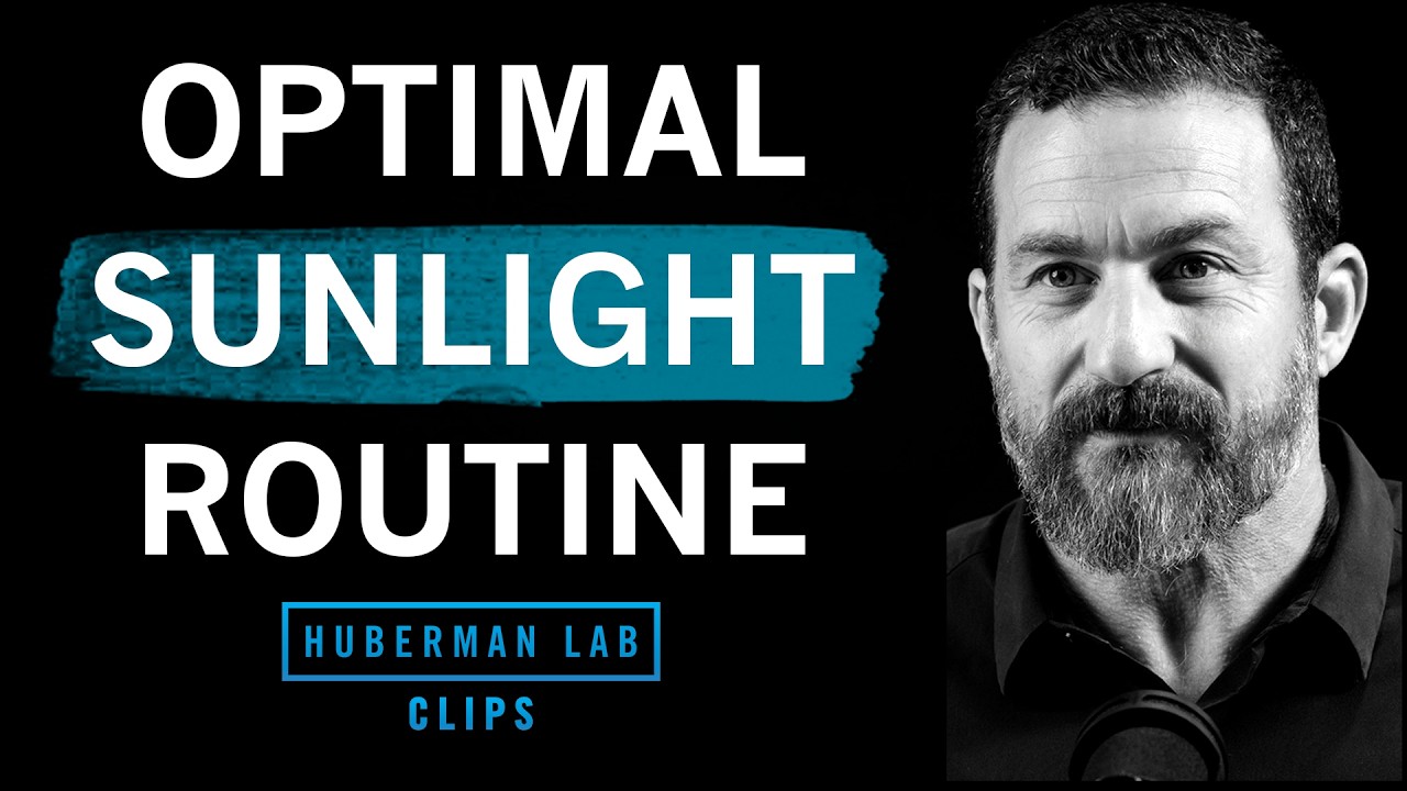 Optimal Morning & Evening Sunlight Routine | Dr. Andrew Huberman