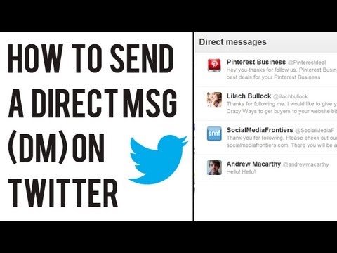 how to private message on twitter