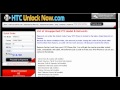 HTC Unlock Code http://www.youtube.com/watch?v=STD1sk9eWkY