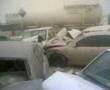 Very Huge Car accident in Saudi Arabia ( 80 cars !! )