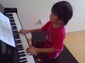 Sonatina in C by Clementi - performed by 5 yrs old Solskjaer
