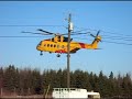 Cormorant SAR helicopter landing Cormorant SAR helicopter landing