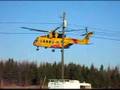 Cormorant SAR helicopter landing
