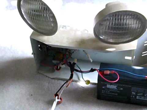 how to repair emergency light