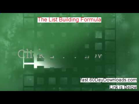 The List Building Formula Review (Top 2014 membership Review)