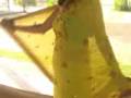 videos de Olive Green Pure Georgette Saree with Blouse