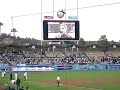 kyle lowder sings national anthem los angeles dodgers game