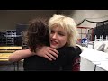 Anna Lisa fick tr�ffa sin stora Idol Johan.
