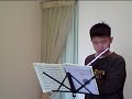 Bach BWV 1035 Sonata in E for flute and piano - 4th movement