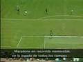 golaza de maradona con sonido vistor hugo morales