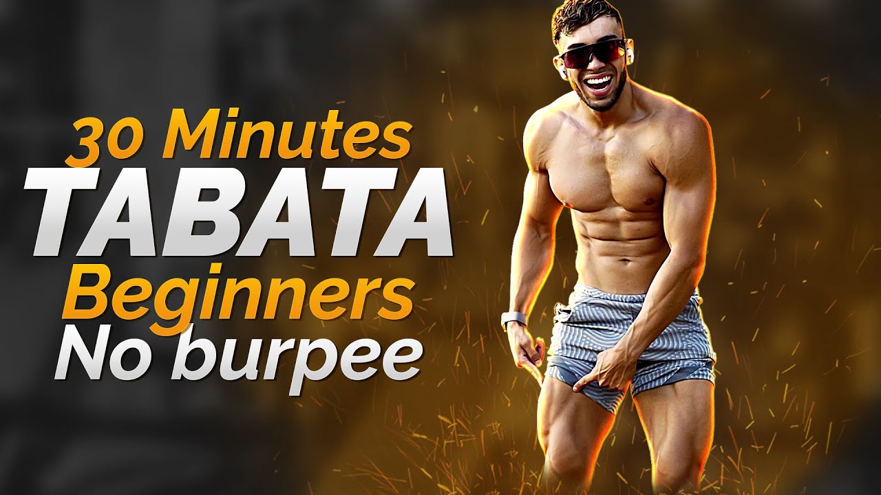 30 Minute Cardio Tabata for Beginners no Burpee || Fat Burning Workout