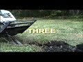 Skid Loader Tree Spade Bobcat Tractor Deere Fork Attachment