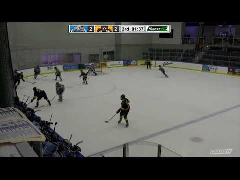 Chase Clark 6'6 Junior Hockey Goalie Jersey Hitmen NCDC USPHL college recruit video 1 26 21