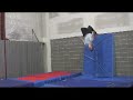 Wall Flip Progression. Working up to 16 foot wall flips!!
