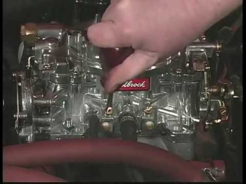 how to adjust edelbrock carburetor
