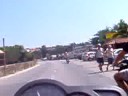 Trogir - moped 2