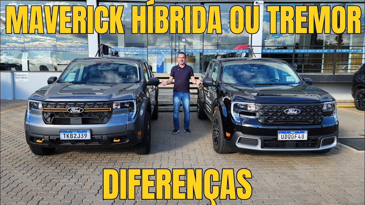 Ford Maverick Híbrida ou Maverick Tremor - Diferenças de utilização