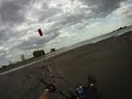 FIRST KITE BUGGY ON BEACH VARENNES, QUEBEC