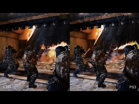 360 - The two console versions of Metro Last Light compared in a series of head-to-head clips. Read the full Digital Foundry Face-Off: http://www.eurogamer.net/art...