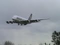 First Airbus A380 Scheduled flight into Heathrow 18.3.2008 First Airbus A380 Scheduled flight into Heathrow 18.3.2008