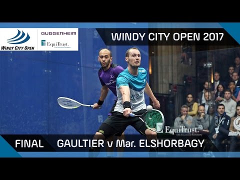 Squash: Gaultier v ElShorbagy - Windy City Open 2017 Final Highlights