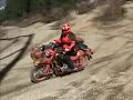 Dirt trail on a two wheel drive Ural
