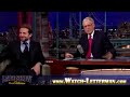 full episode - late show with david letterman 01/07/2010 shrinkify.com thursday, january 7 bradley cooper (the hangover dvd) rachel maddow (the rachel maddow show) nick jonas and the administration (cd, 