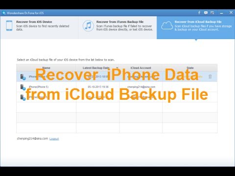 how to recover backup files